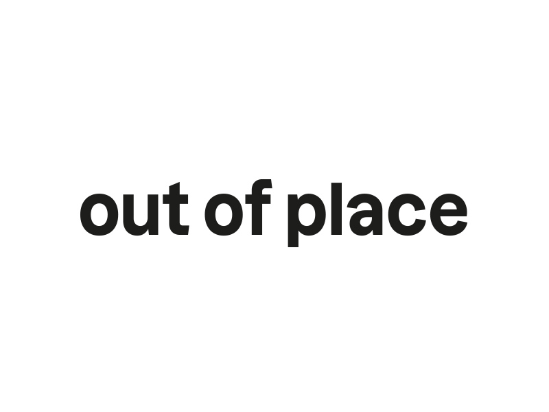 Out of Place Studio Logo